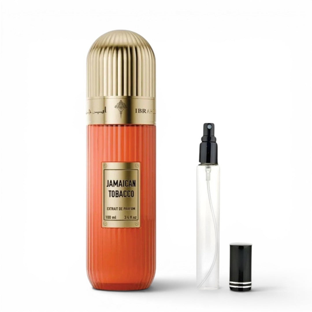 Ibrahim Al Qurashi Jamaican Tobacco for women and men Decants