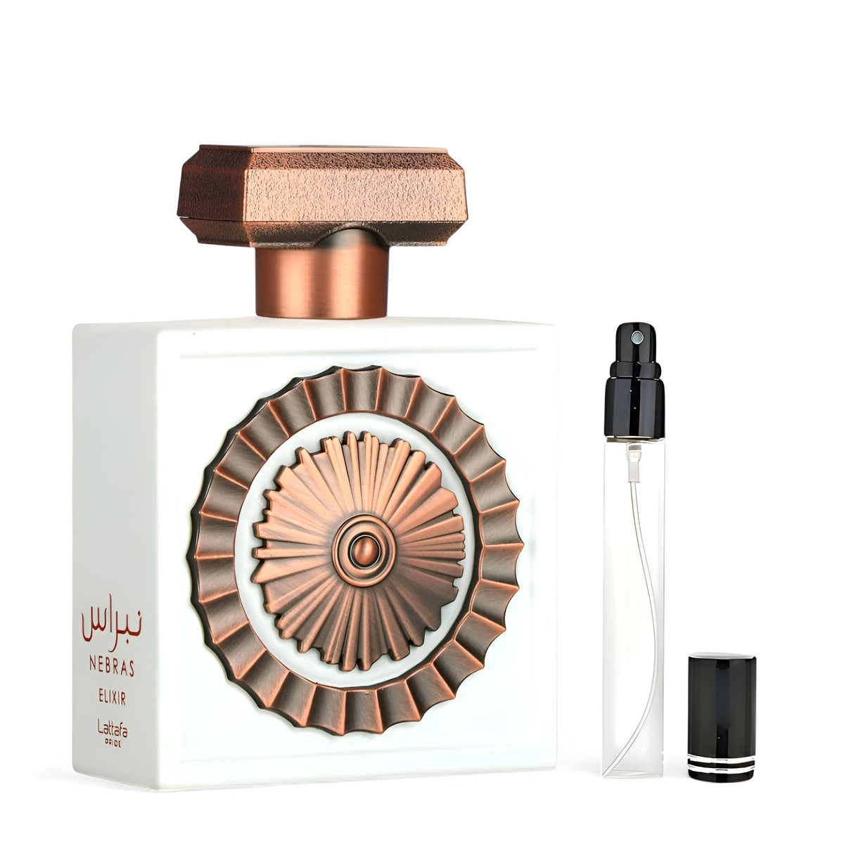 Lattafa Nebras Elixir Perfumes for women and men Decants