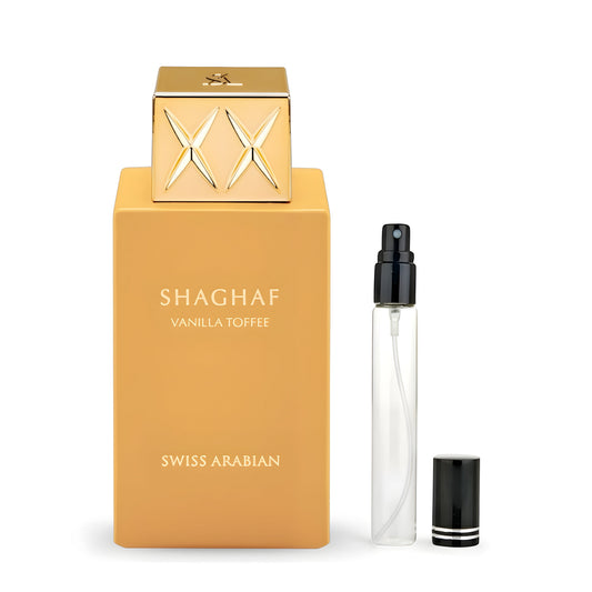 Swiss Arabian  Shaghaf Vanilla Toffee for women and men Decant