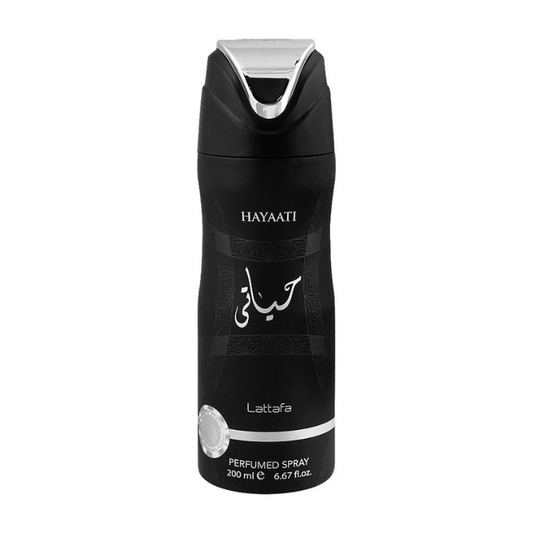 Hayaati Black Lattafa Body sprays 200ml