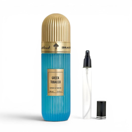 Ibrahim Al Qurashi Greek Tobacco for women and men Decants